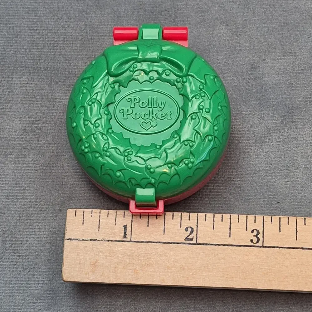 Vintage Bluebird Polly Pocket McDonalds Happy Meal Toy Christmas Wreath 1993